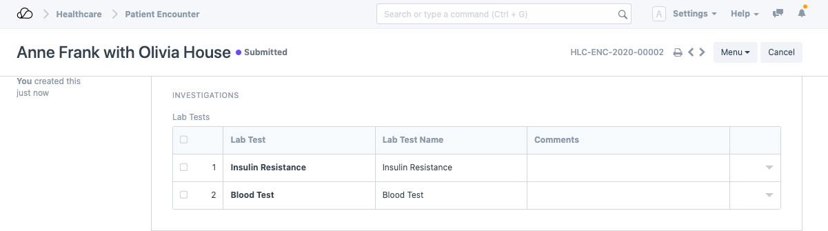 Lab Test